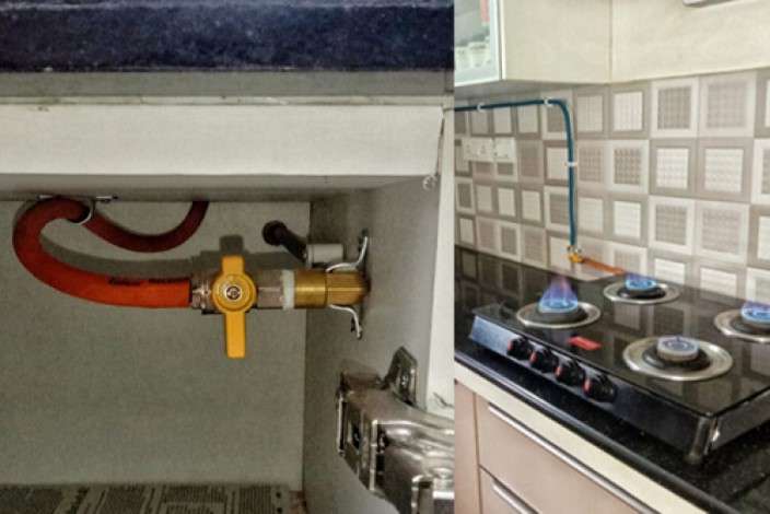 Kitchen Gas Pipeline Installation Service